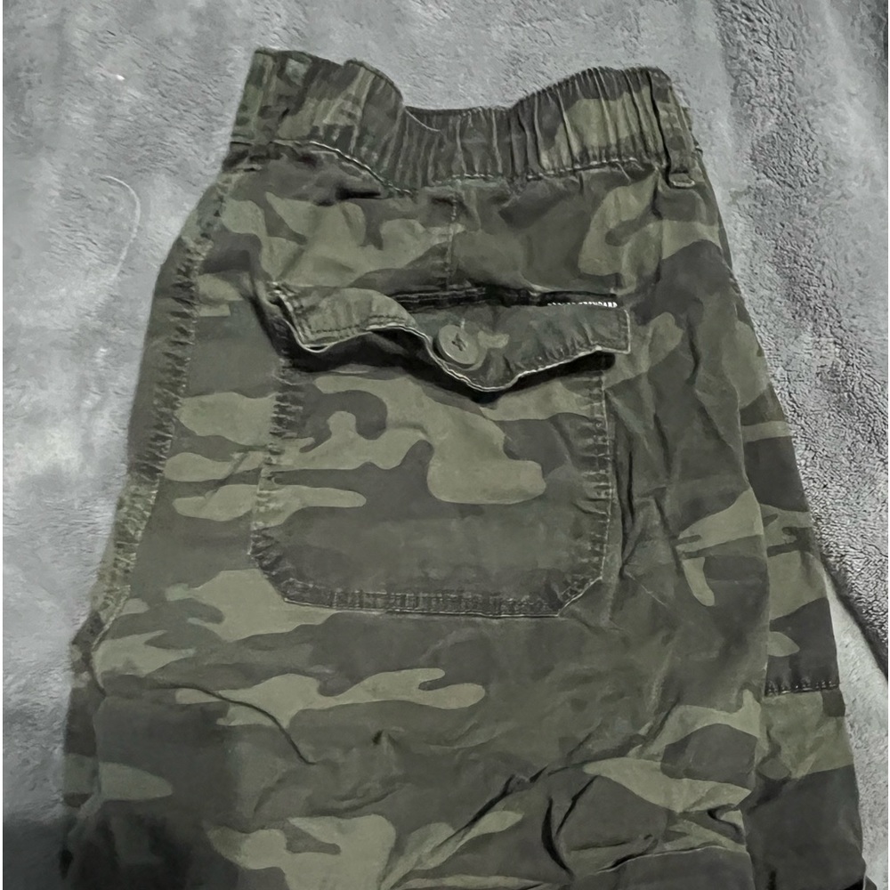Army green shorts